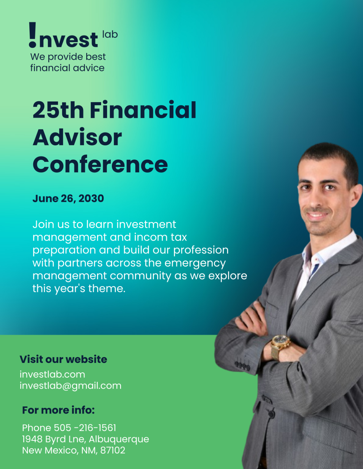 Financial Advisor Announcement