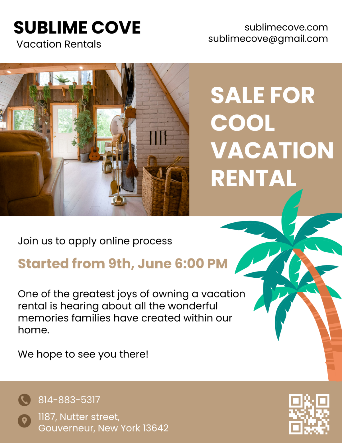 Vacation Rental Announcement
