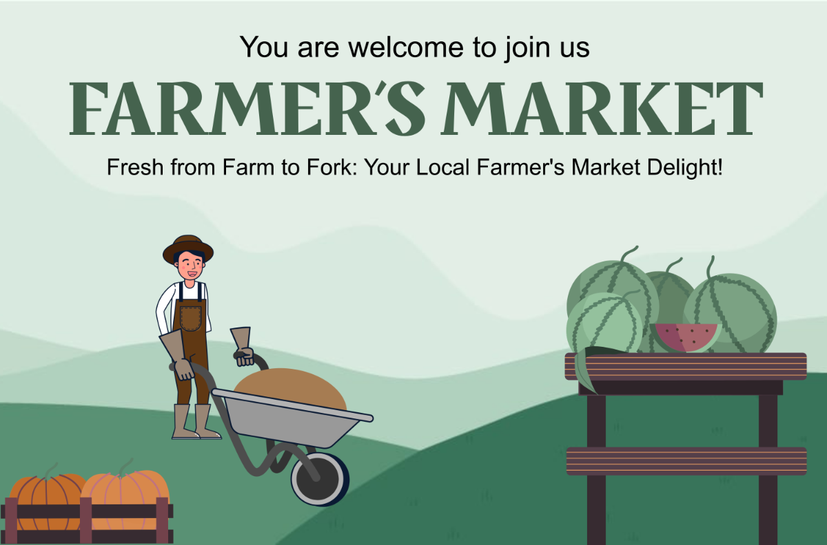 Farmers Market Banner Template