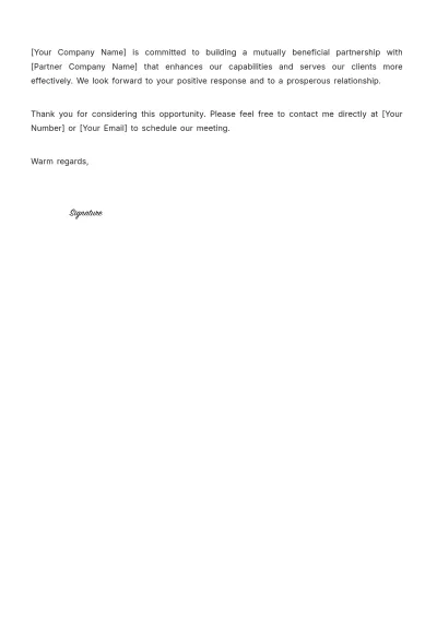Free Salon Letter of Intent Template to Edit Online