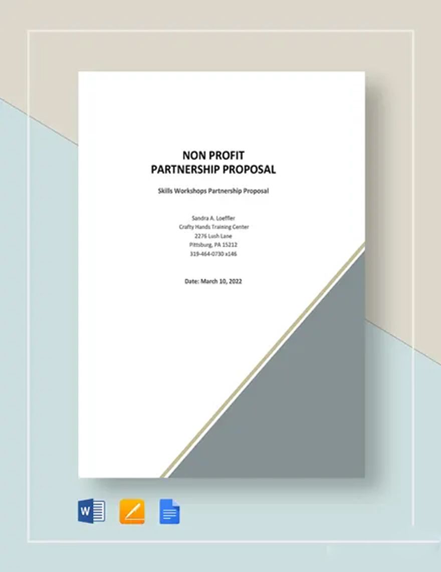 Partnership Proposal PDF - Templates, Free, Download | Template.net