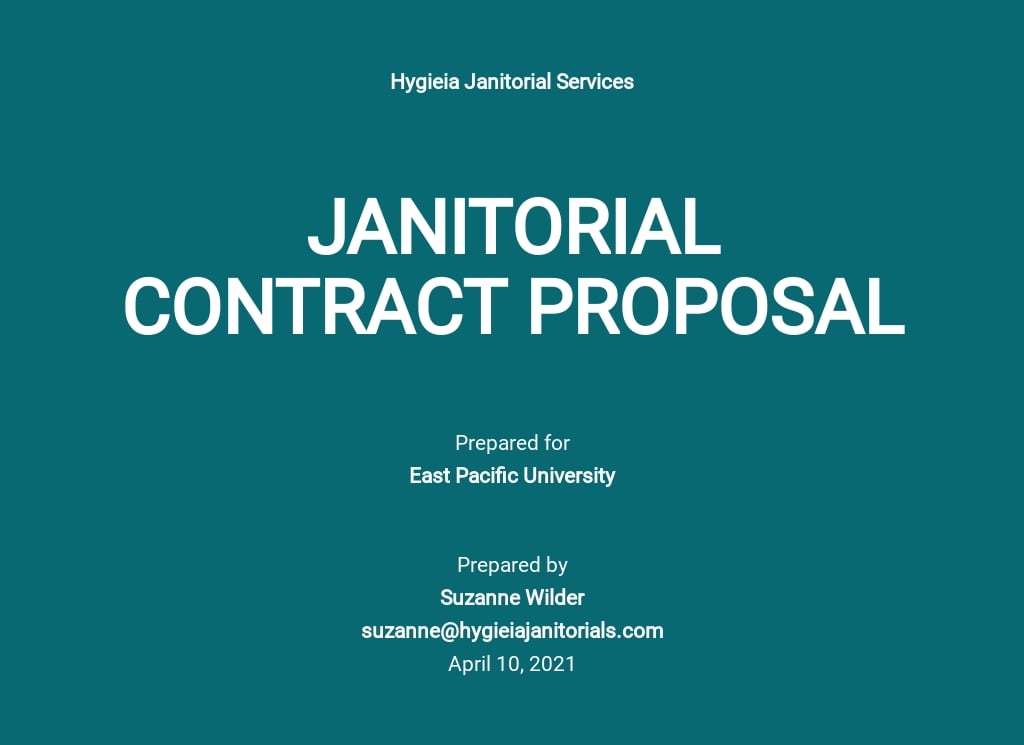 39+ FREE Contract Proposal Templates [Edit & Download]
