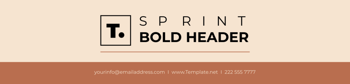 Sprint Bold Header
