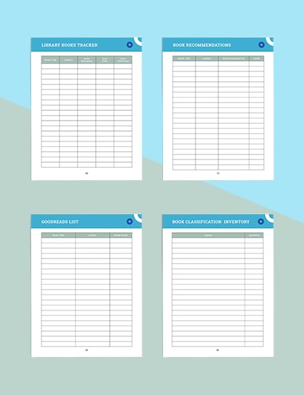  page book Planner Basic