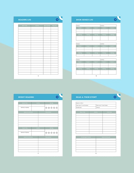 page book Planner Download