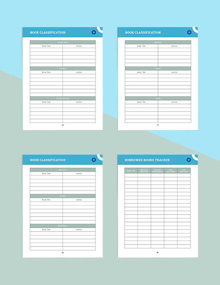  page book Planner Free