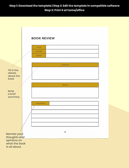 A Book Planner Template Printable
