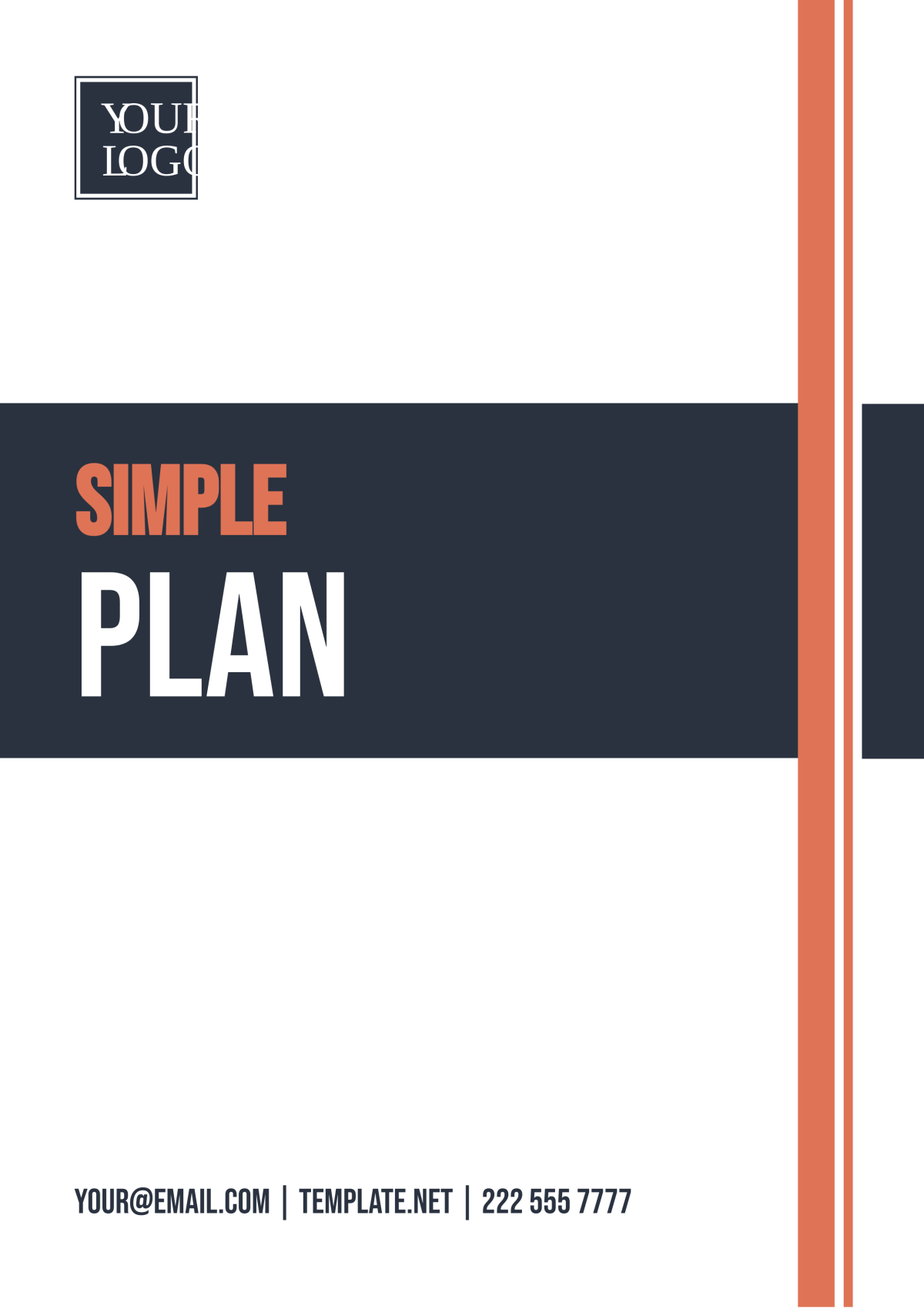 Simple Plan Template