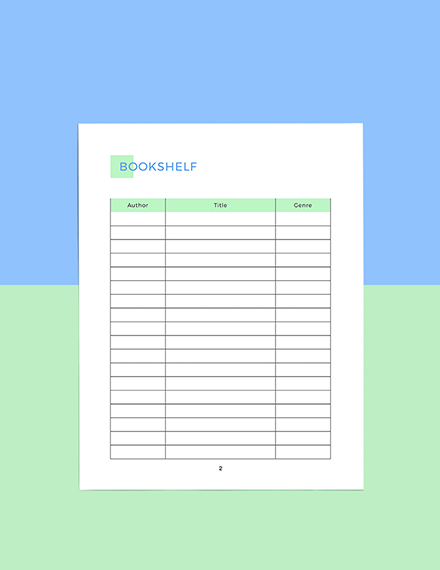 digital book Planner Format