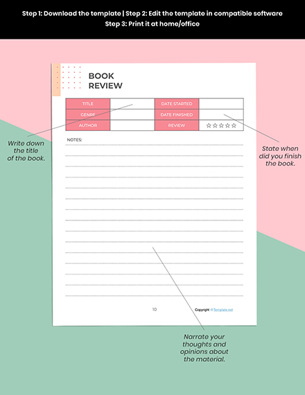Simple Book Planner Printable