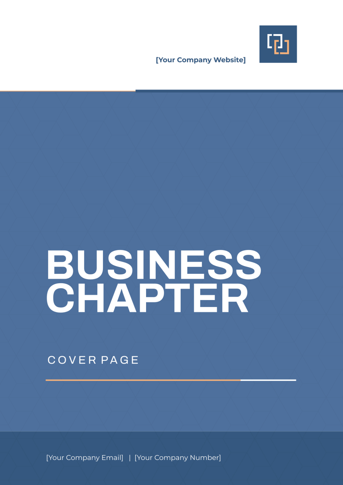 Business Chapter Cover Page