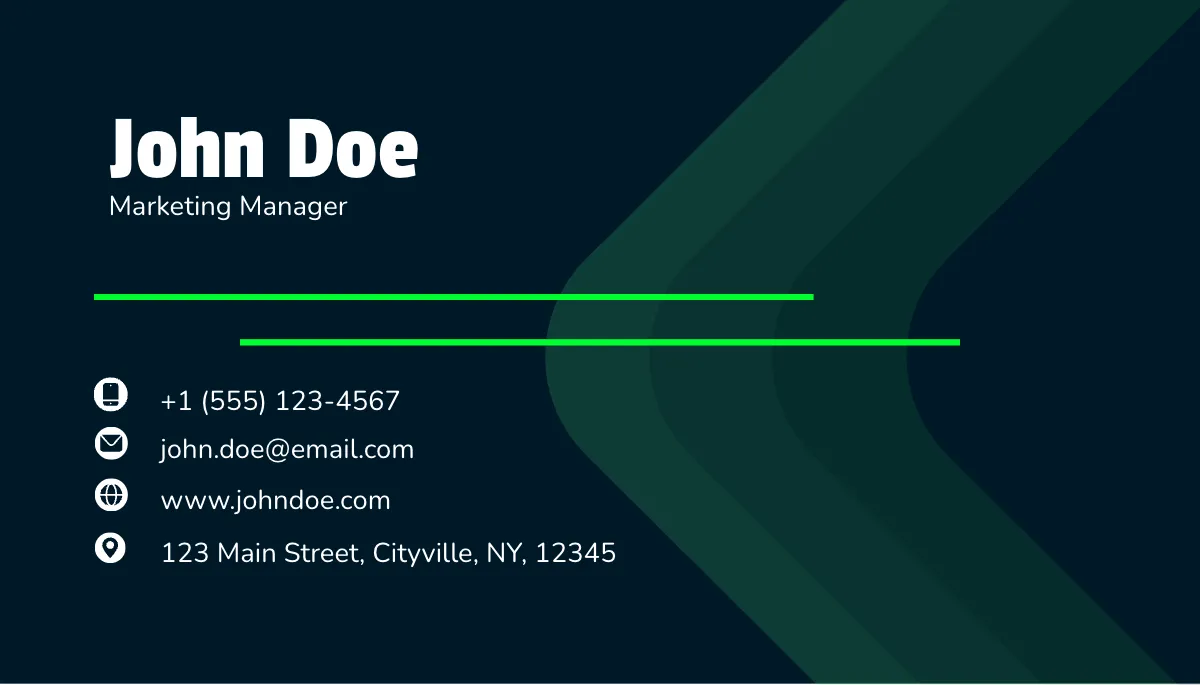 Free Whatsapp Business Card Template to Edit Online