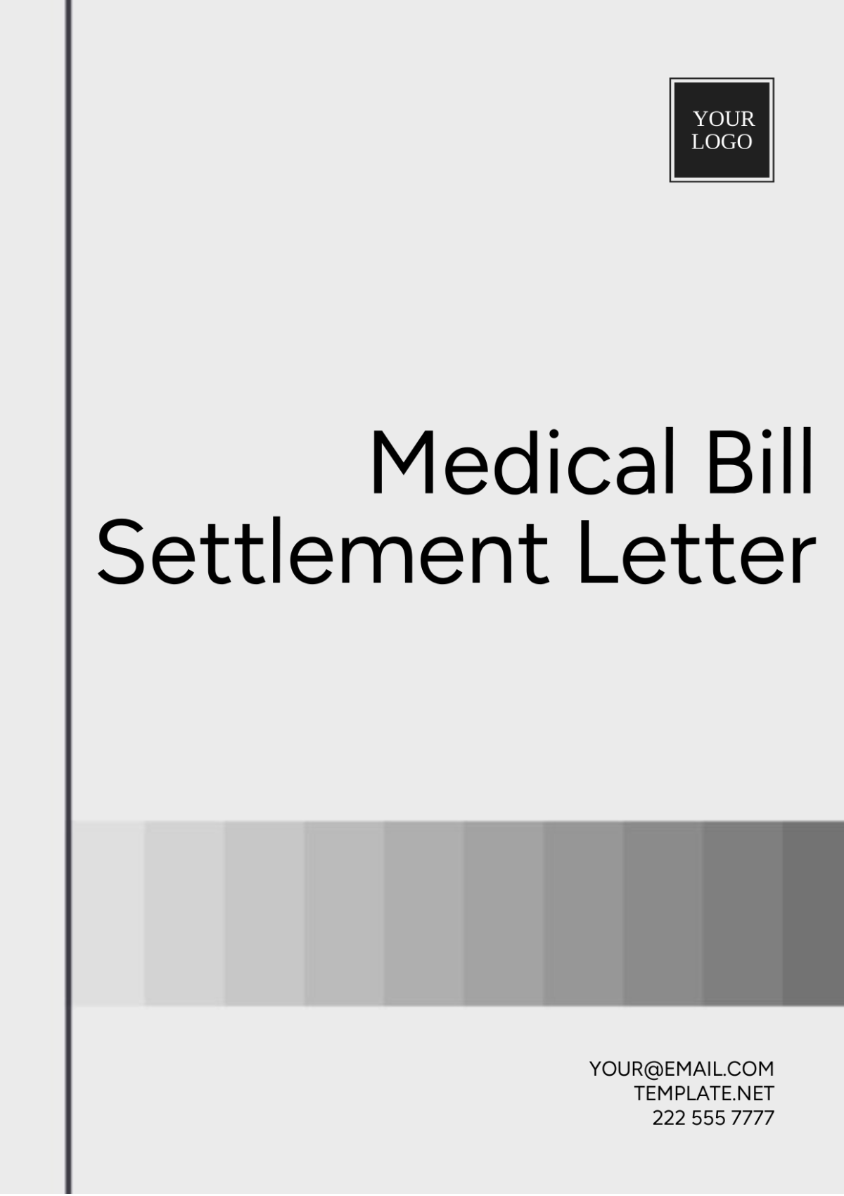 Free Medical Bill Settlement Letter Template
