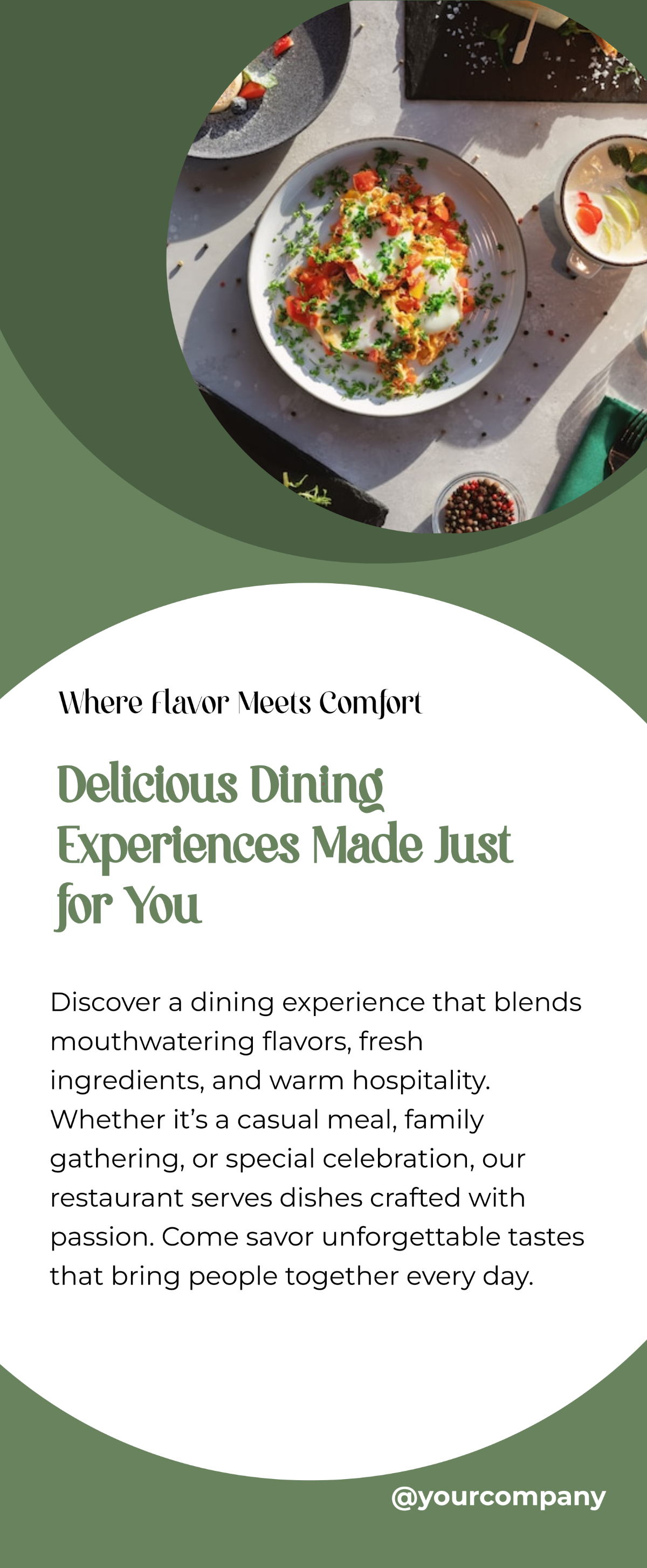 Free Restaurant Retractable Banner Template to Edit Online
