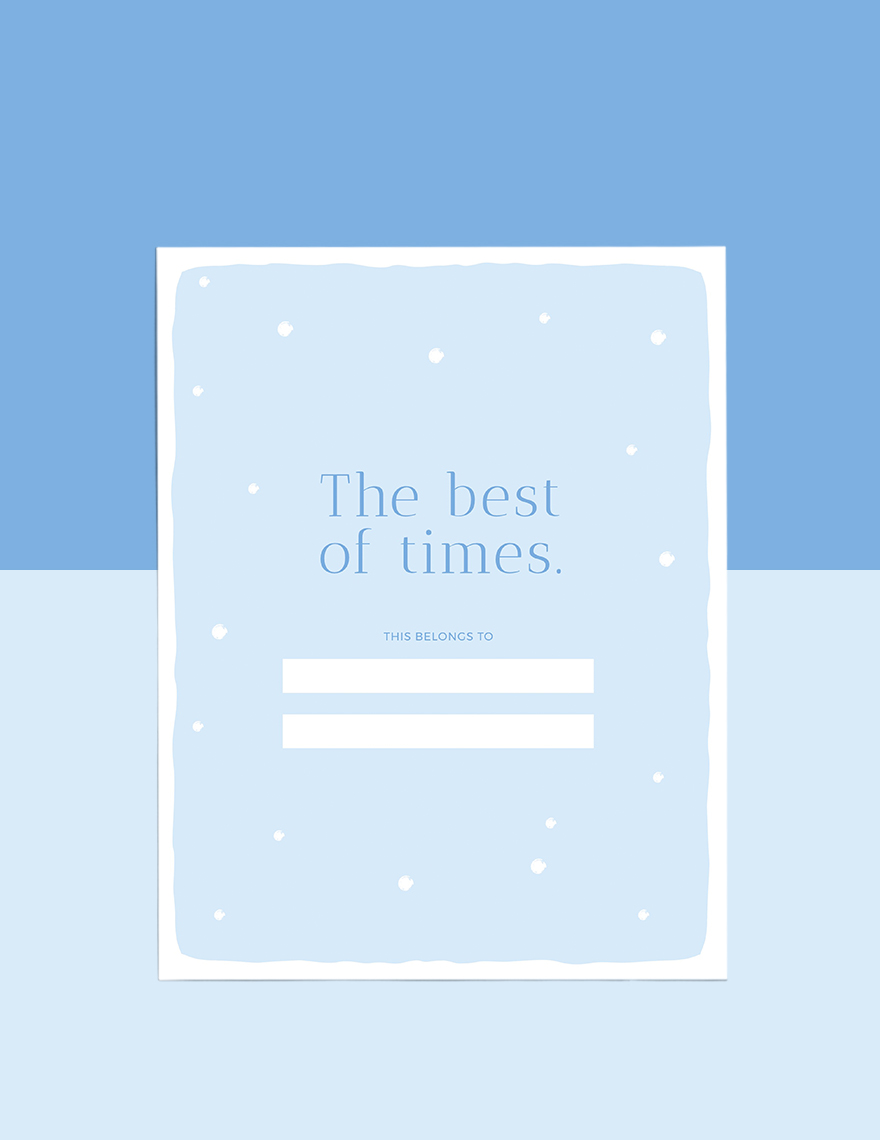 Holiday Story Planner Template