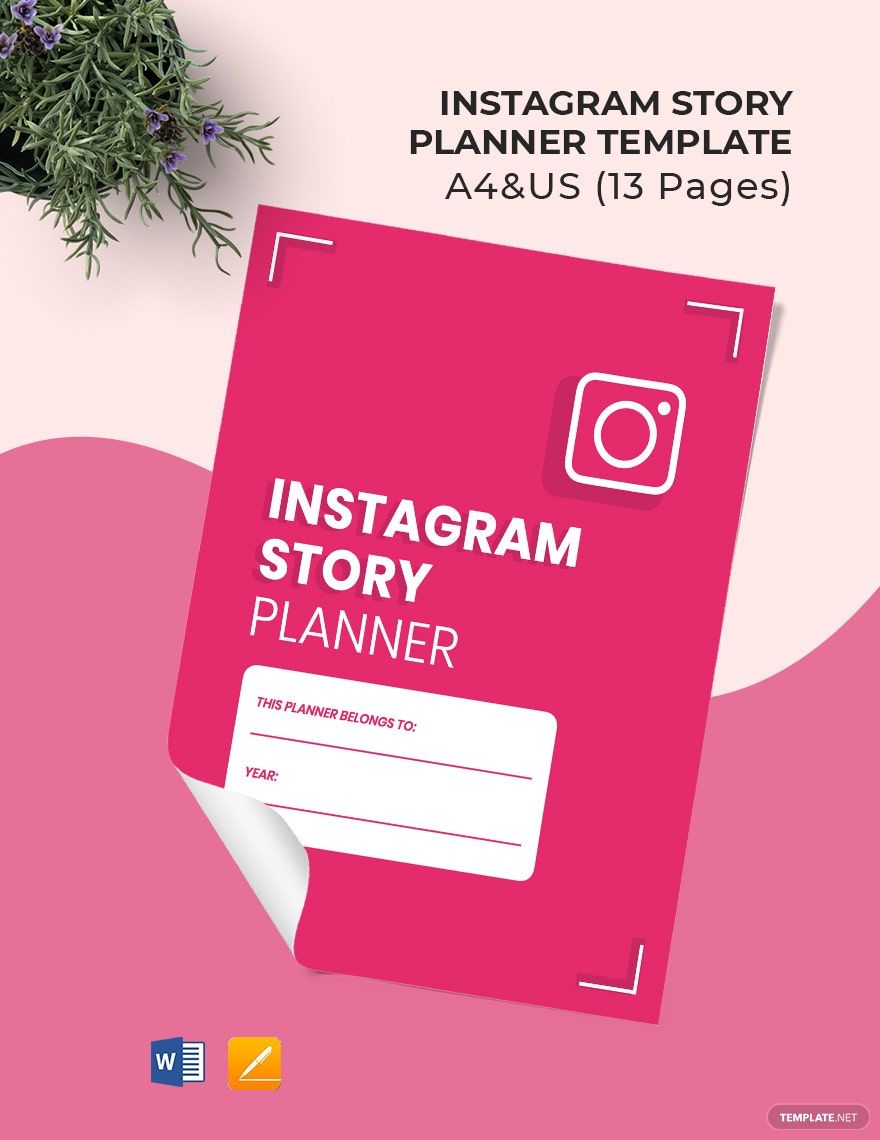Instagram Story Planner Template