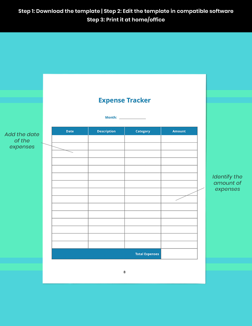 Family Budget Planner Template Printable
