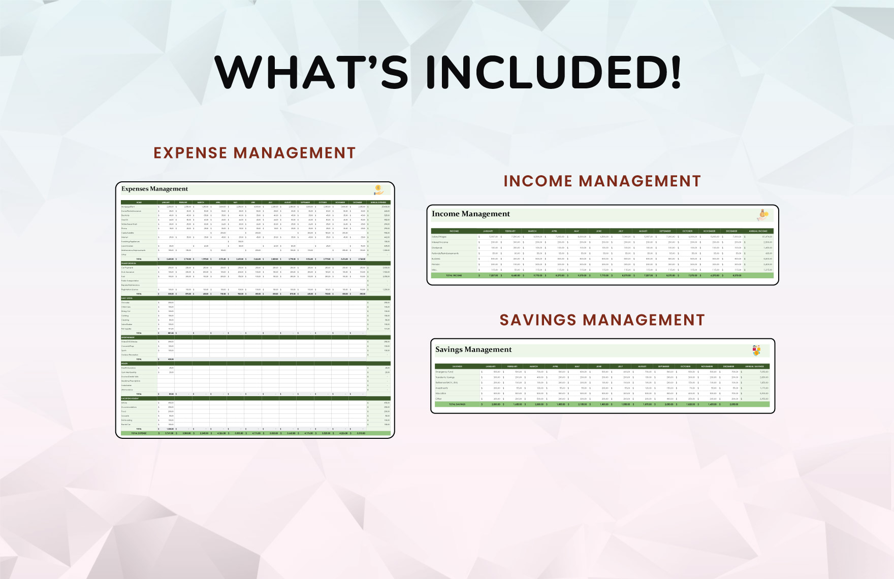Family Budget Planner Template