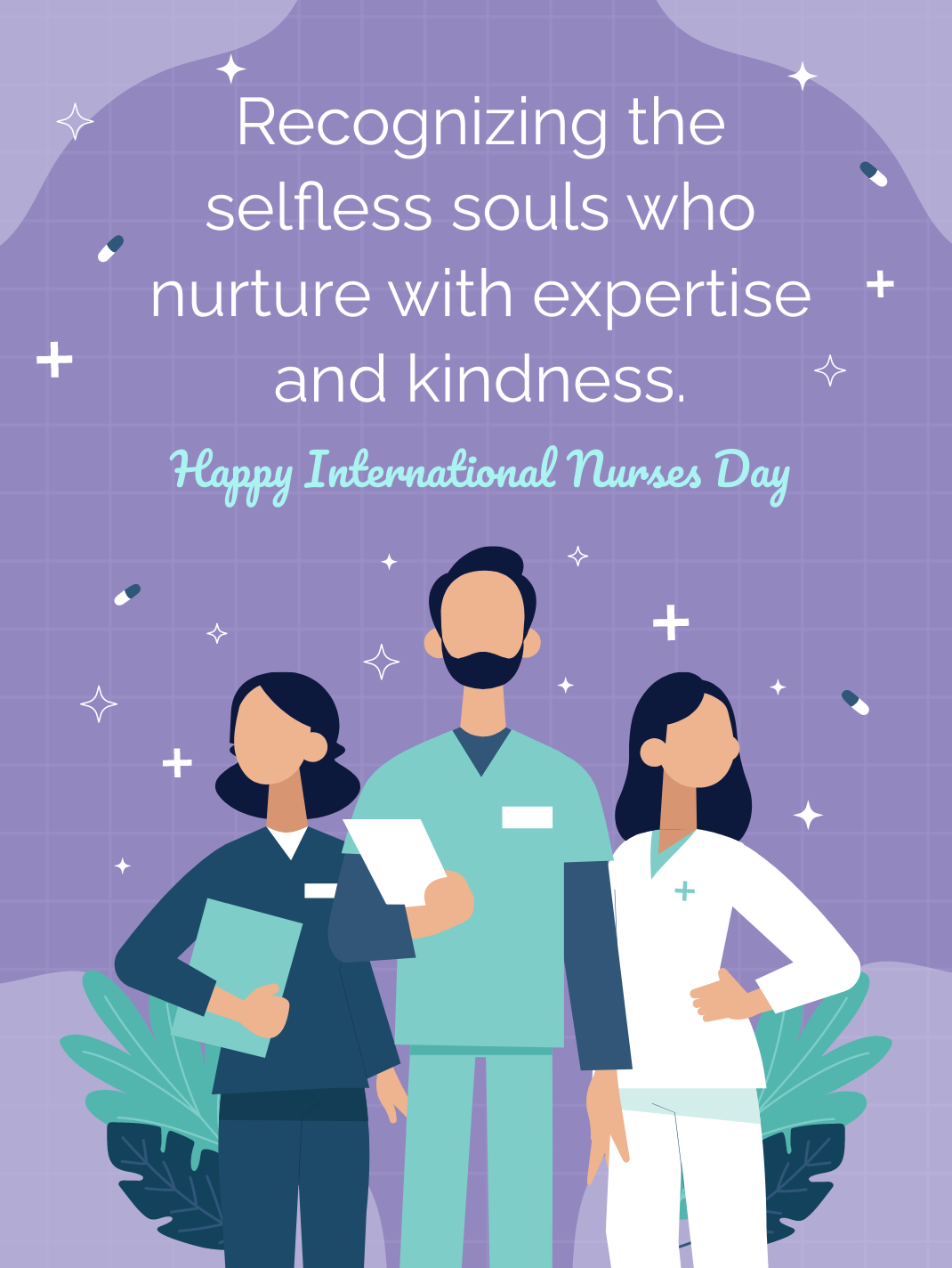 Free Happy International Nurses Day Template