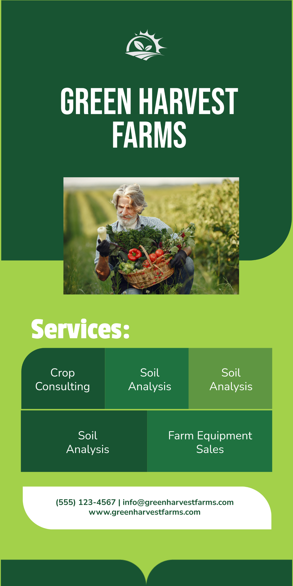 Free Agriculture Roll Up Banner Template