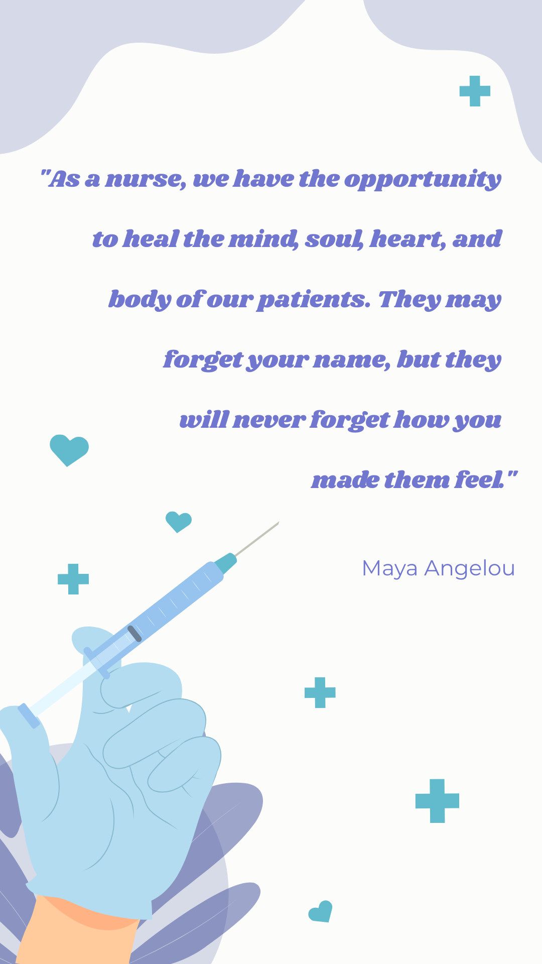 Free International Nurses Day Quote Template