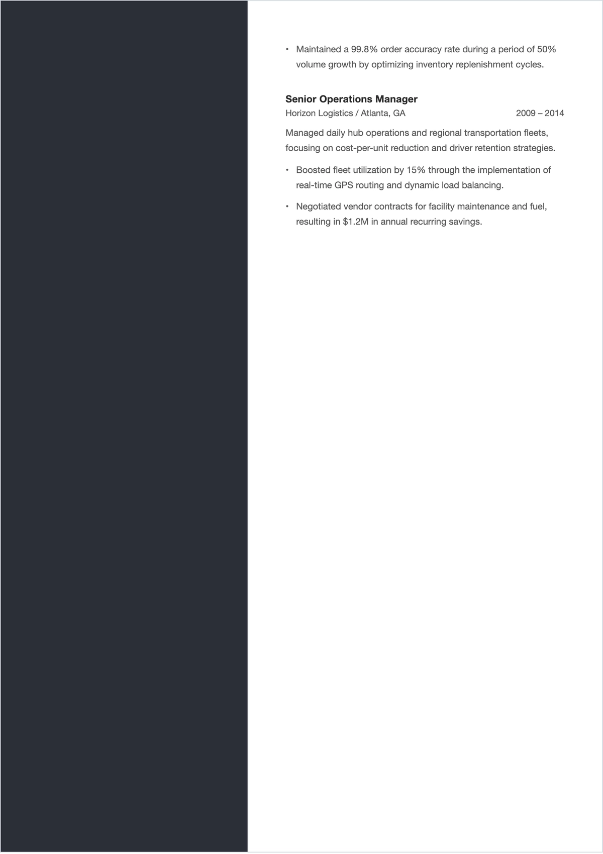 Free Director ATS Resume Template, AI Resume Builder