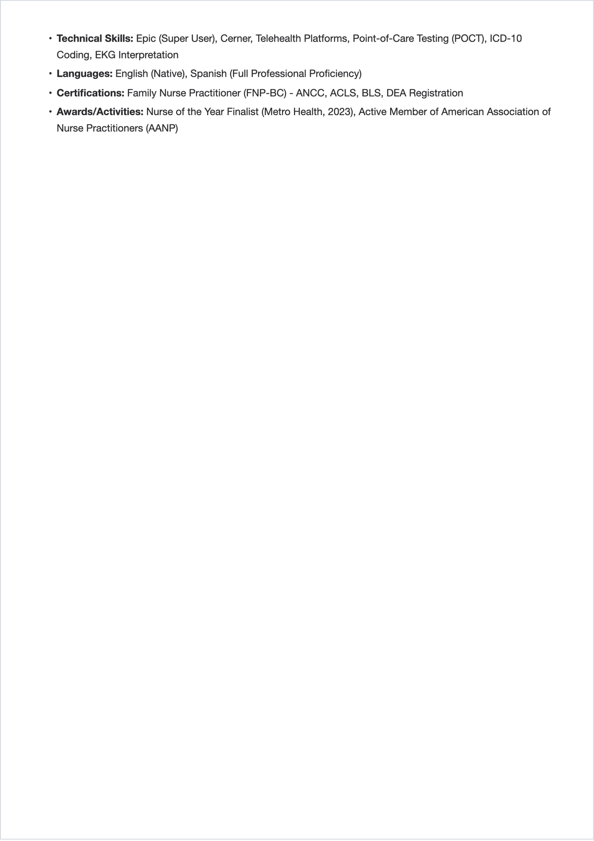 Free Nurse Practitioner ATS CV Template, AI CV Builder
