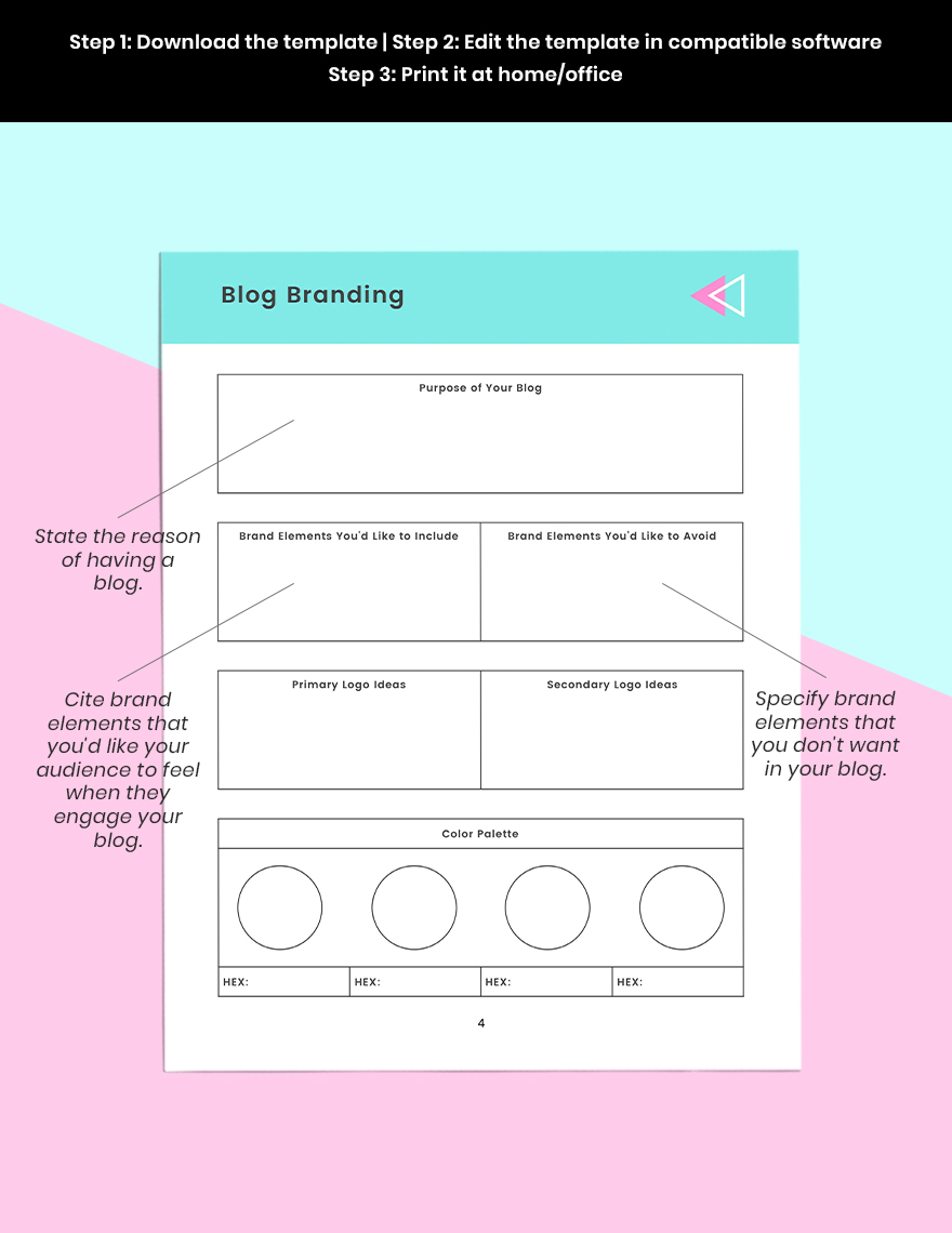Blog Strategy Planner Template