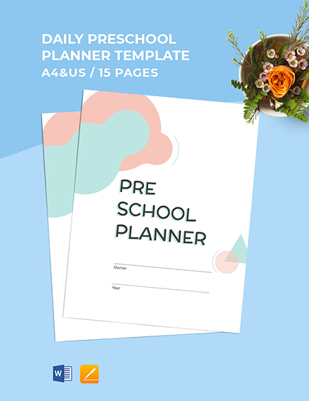 Basic Daily Planner Template - Download in Word, PDF, Apple Pages ...