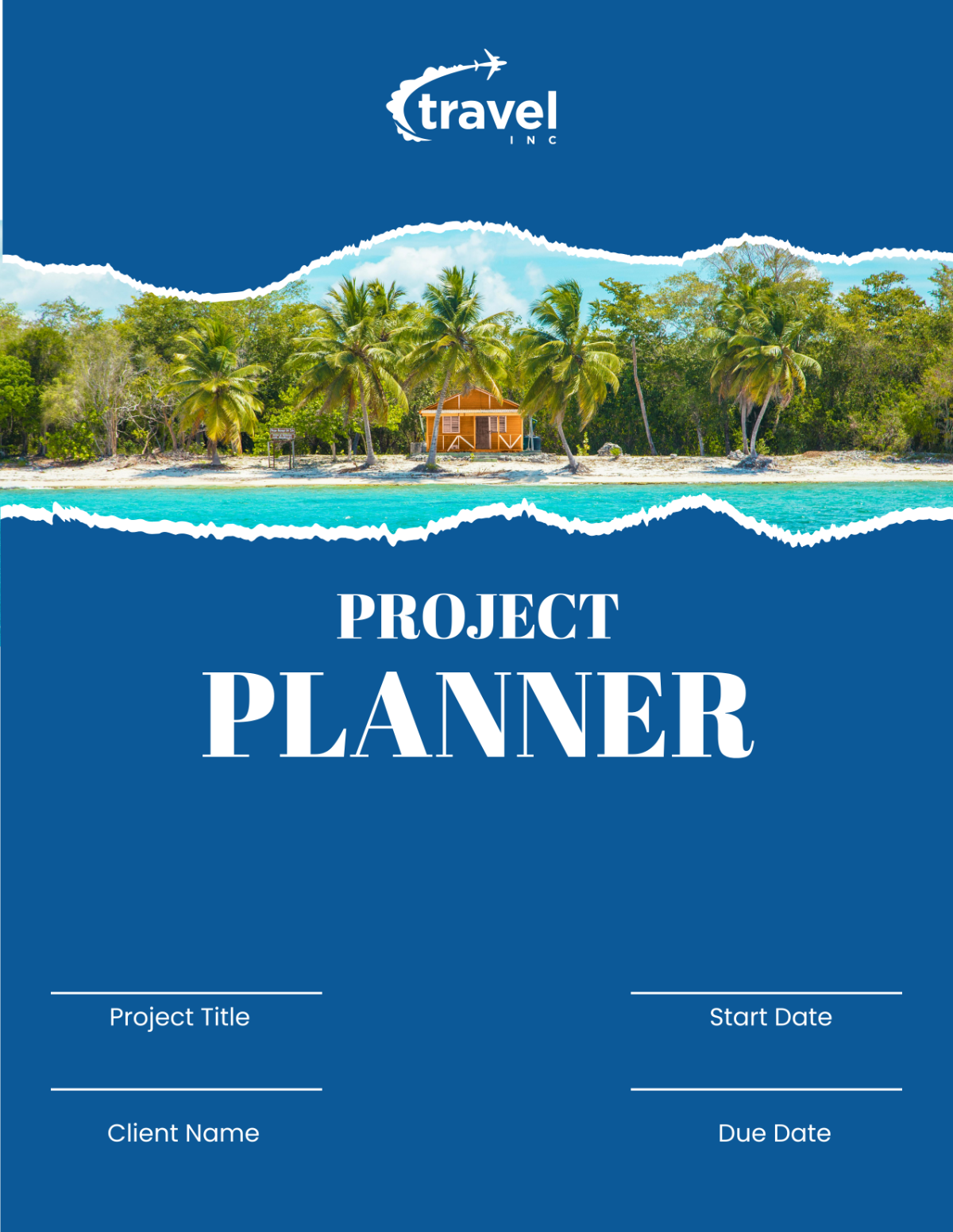 Free Travel Agency Project Planner Template