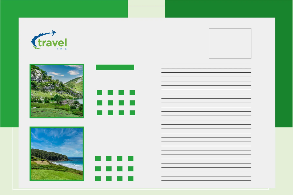 Free Travel Agency Thank you Postcard Template to Edit Online