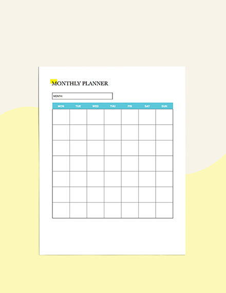 Sample Small Business Employee Planner