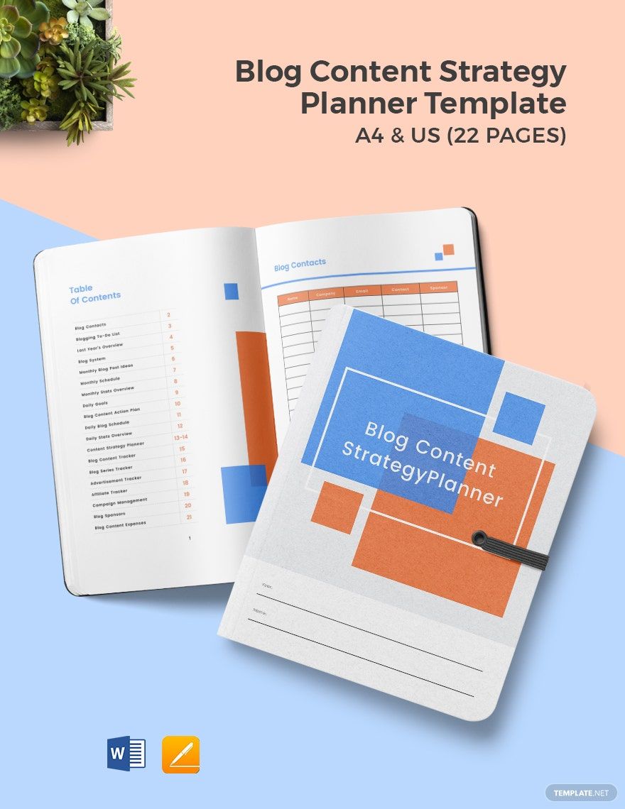 Blog Content Strategy Template