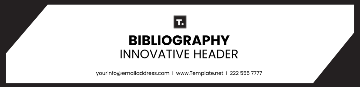 Bibliography Innovative Header