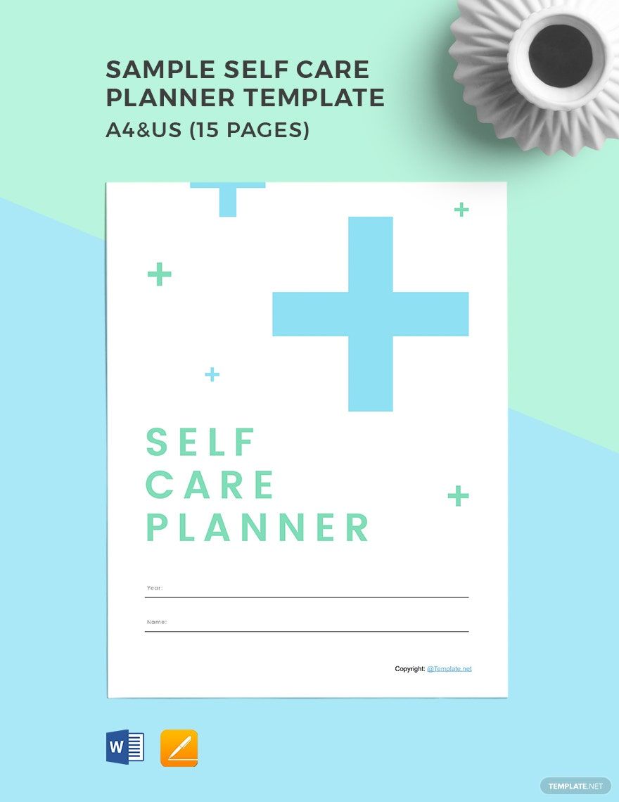 Sample Self Care Planner Template