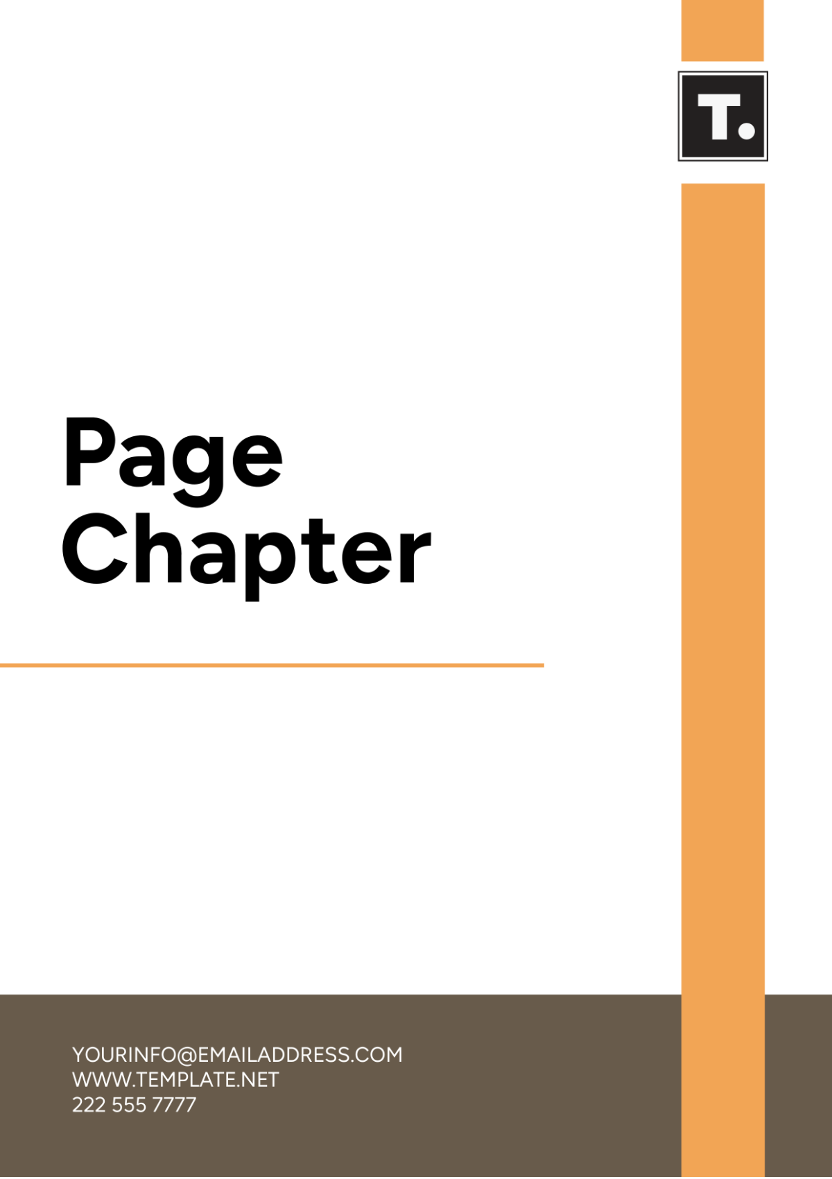 Page Chapter Template