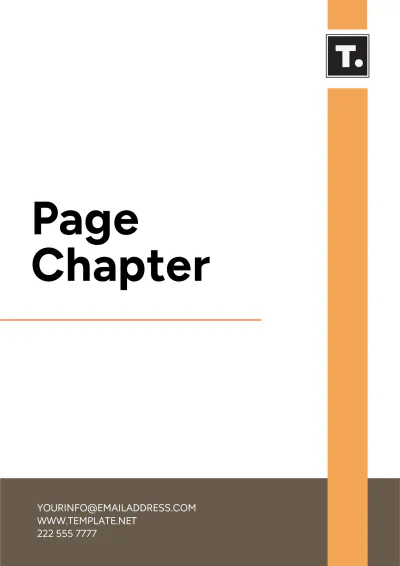 Free Page Chapter Template to Edit Online