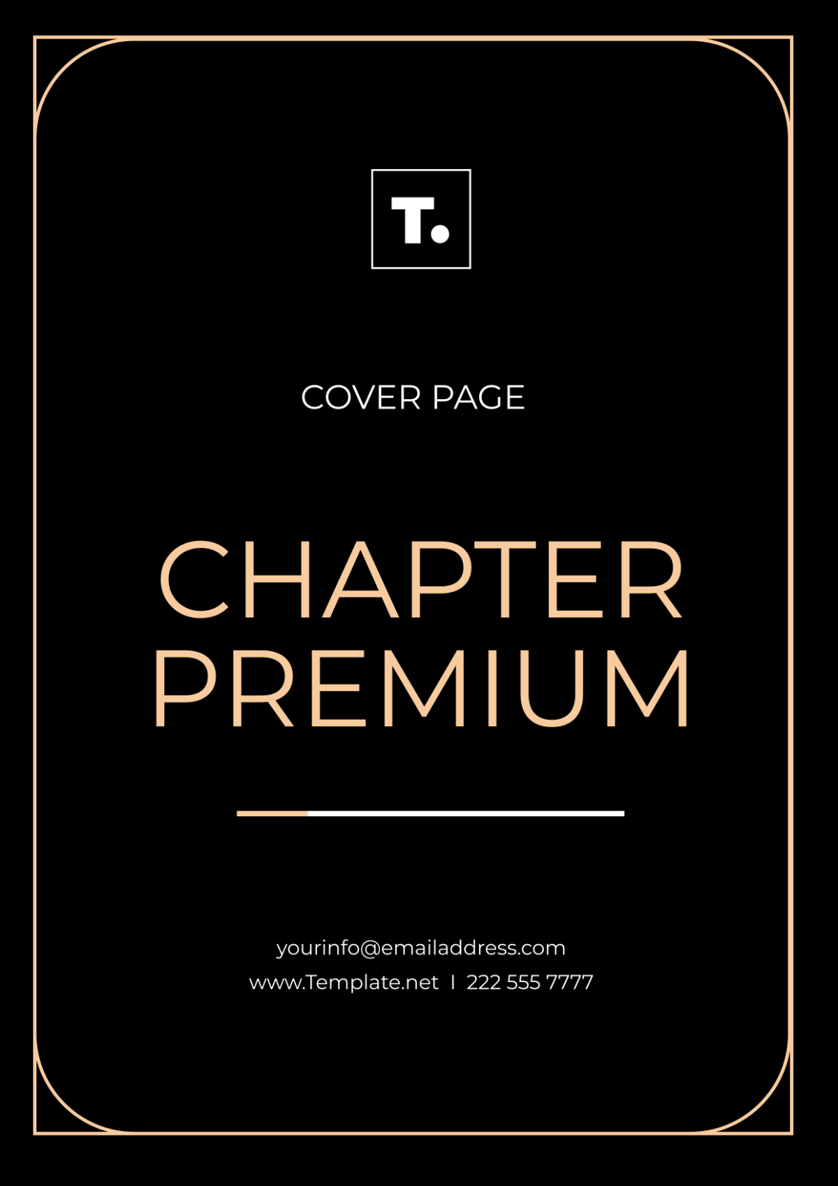 Chapter Premium Cover Page