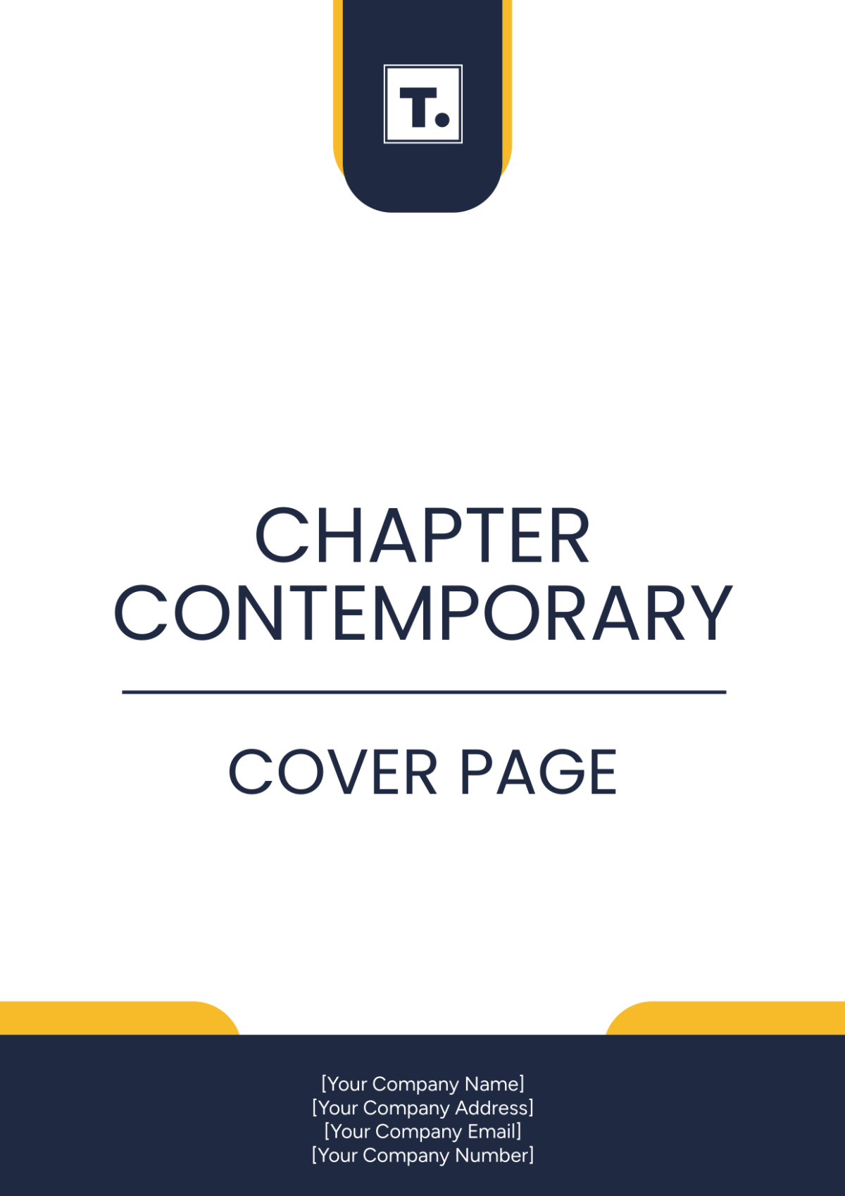 Chapter Contemporary Cover Page