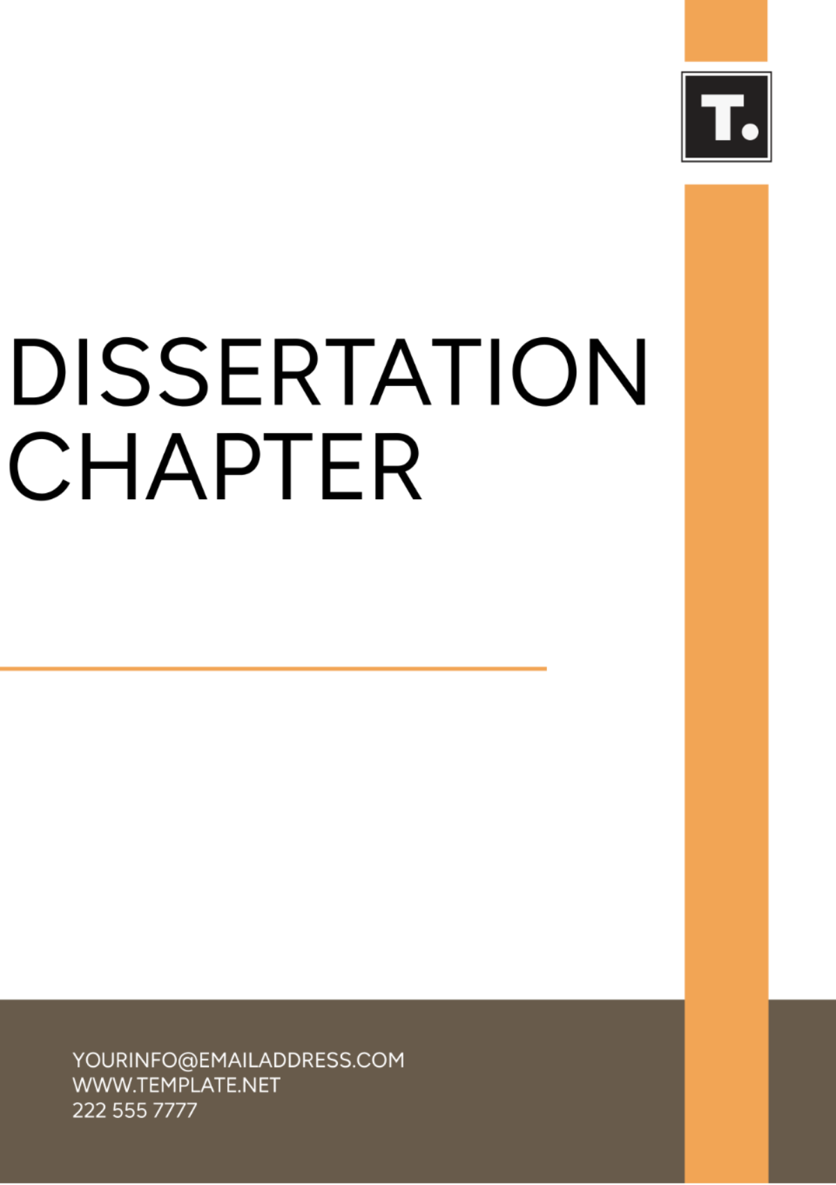 Dissertation Chapter Template