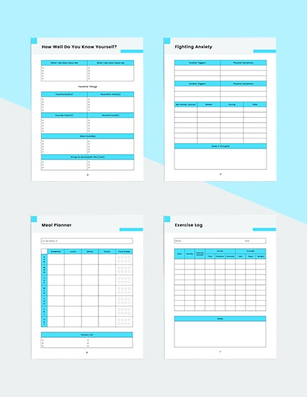 Self Care Routine Planner Download
