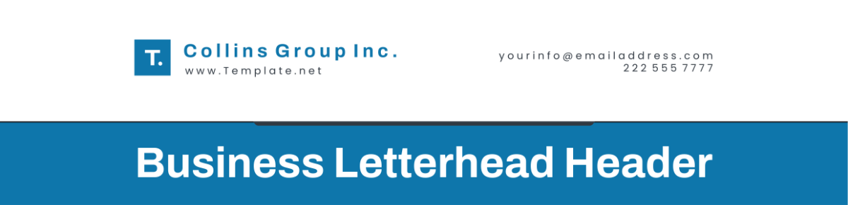 Business Letterhead Header