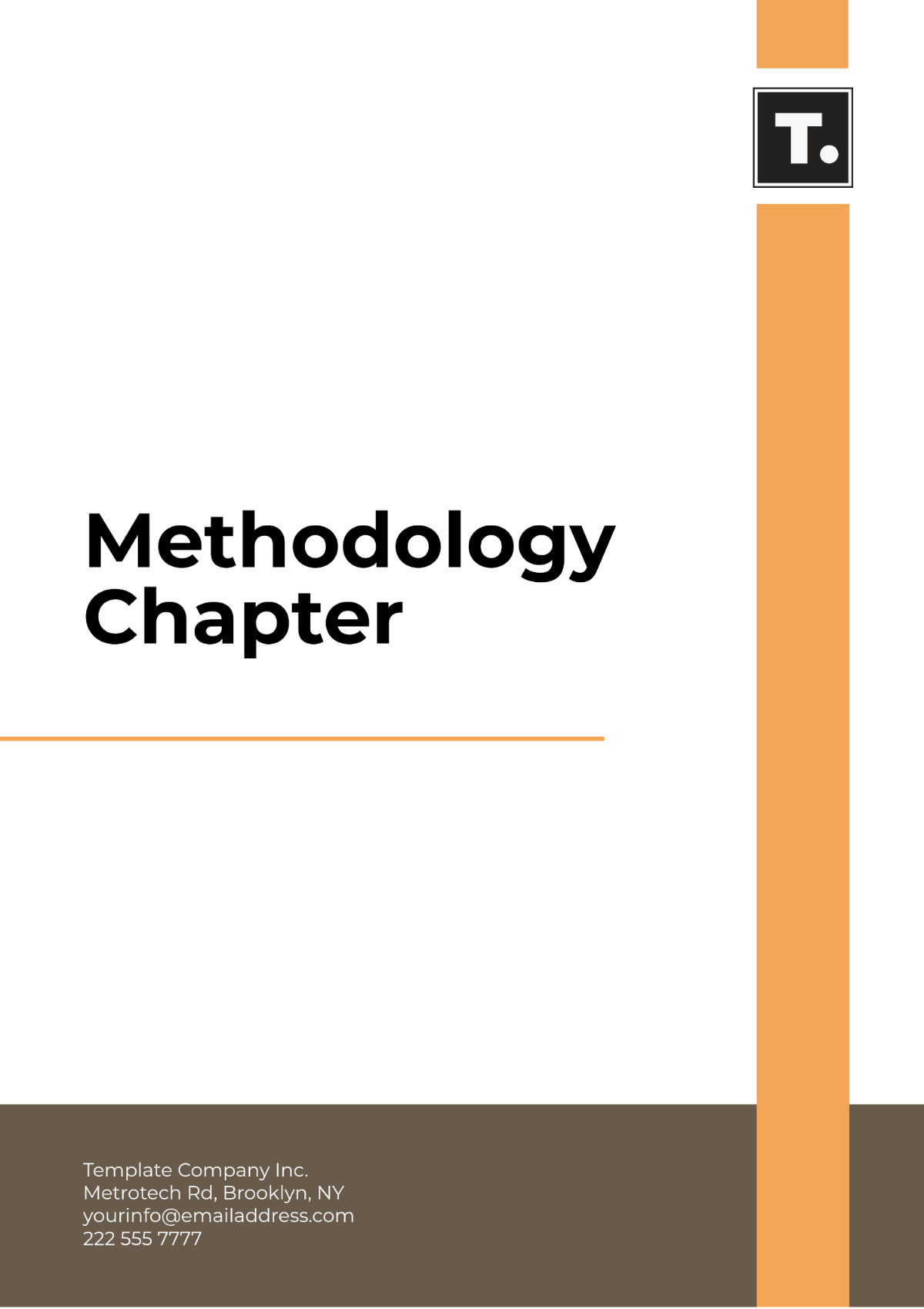 Methodology Chapter Template - Edit Online & Download