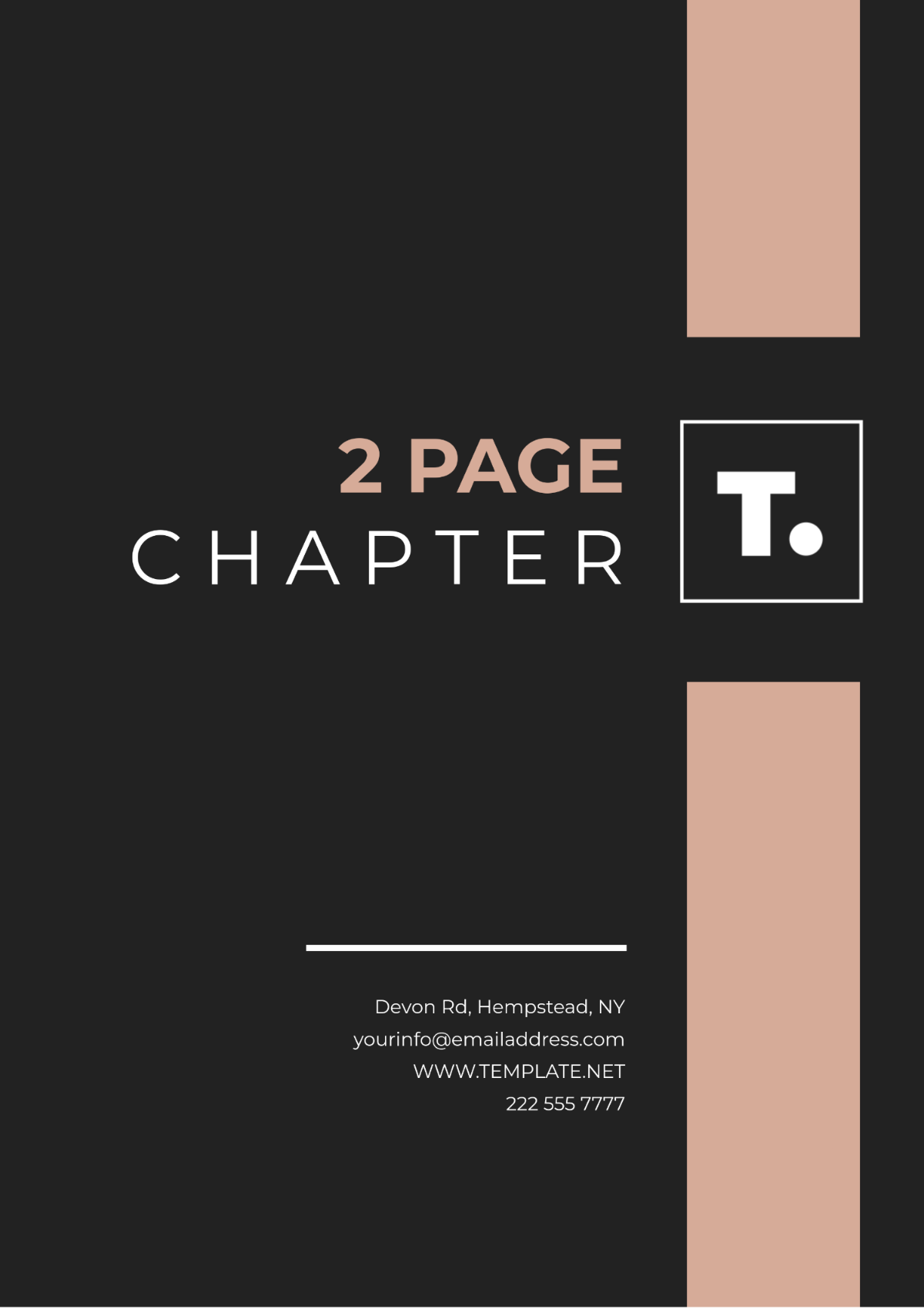 2 Page Chapter Template - Edit Online & Download