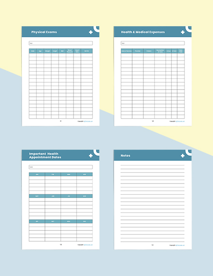 sample Health Planner Example