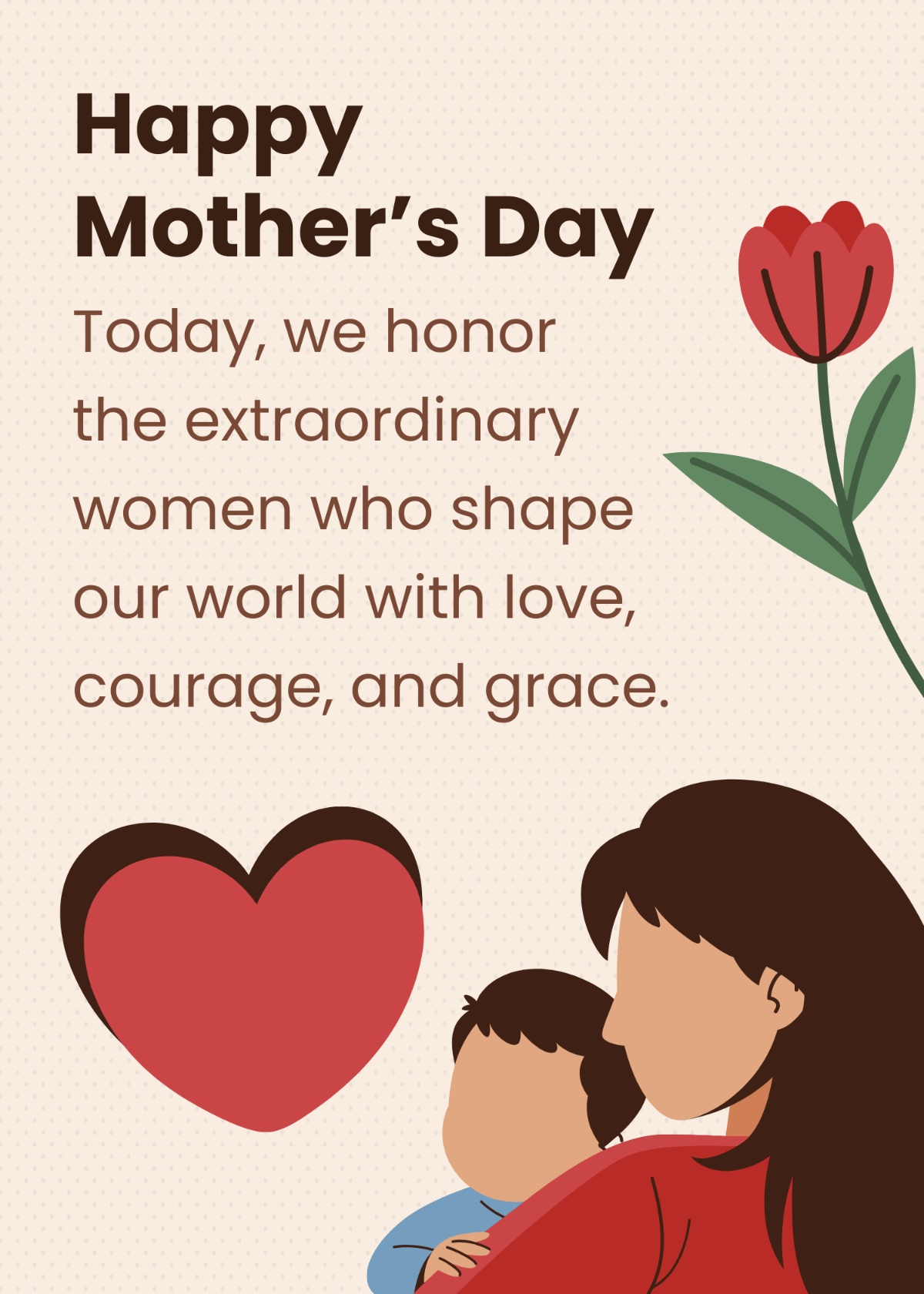 Mother's Day Card Message