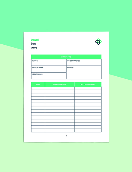 Medical Health Planner Template Format