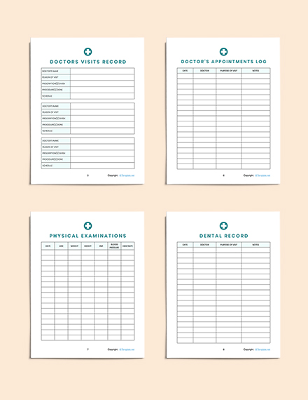 Free Medical Planner Printables