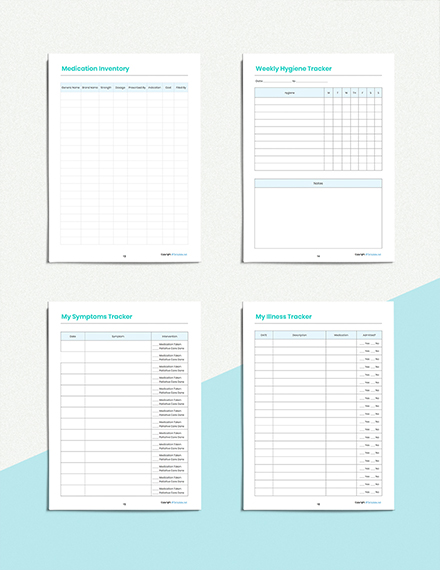 Sample Medical Planner Template - Word, Apple Pages | Template.net