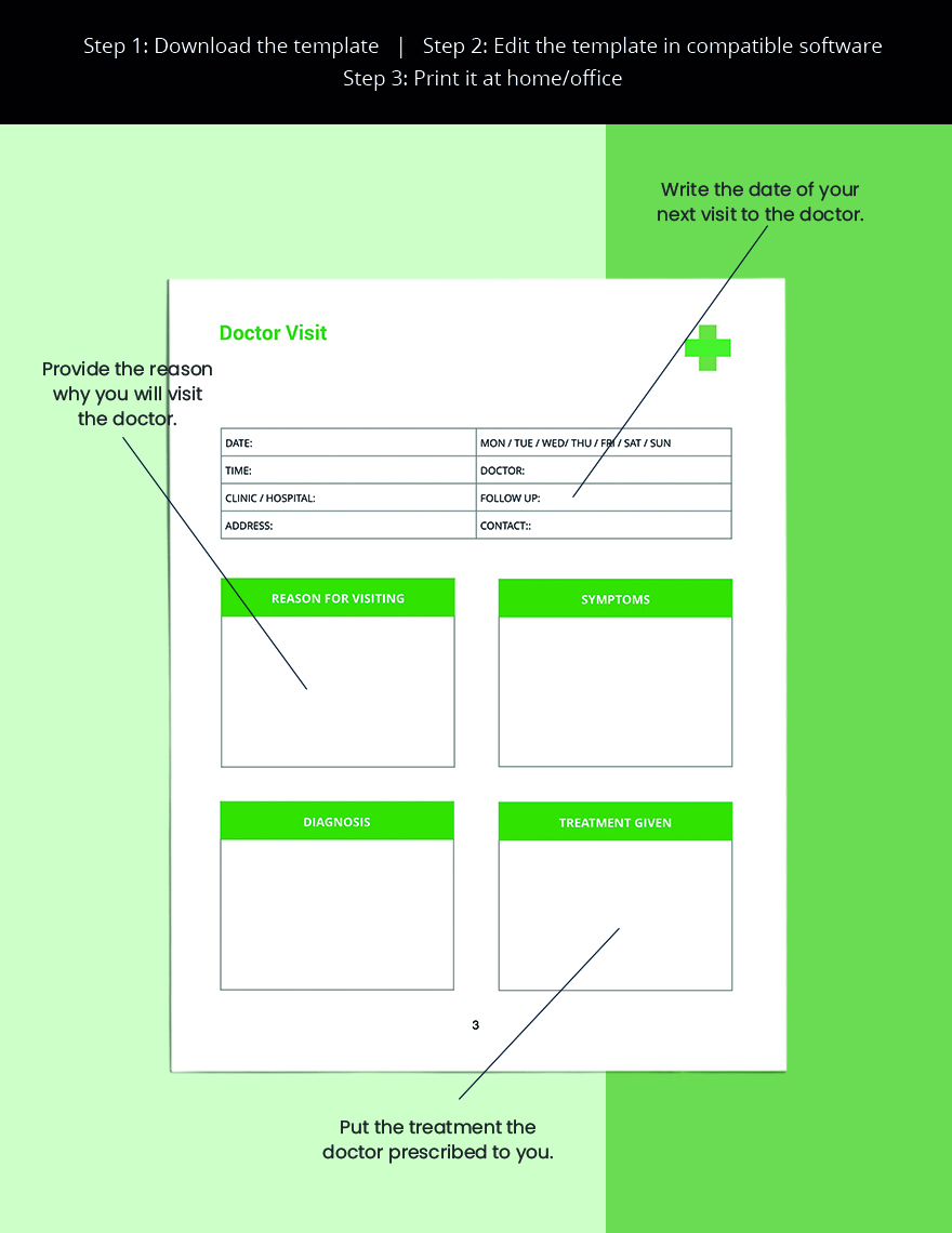 Medical Appointment Planner Template